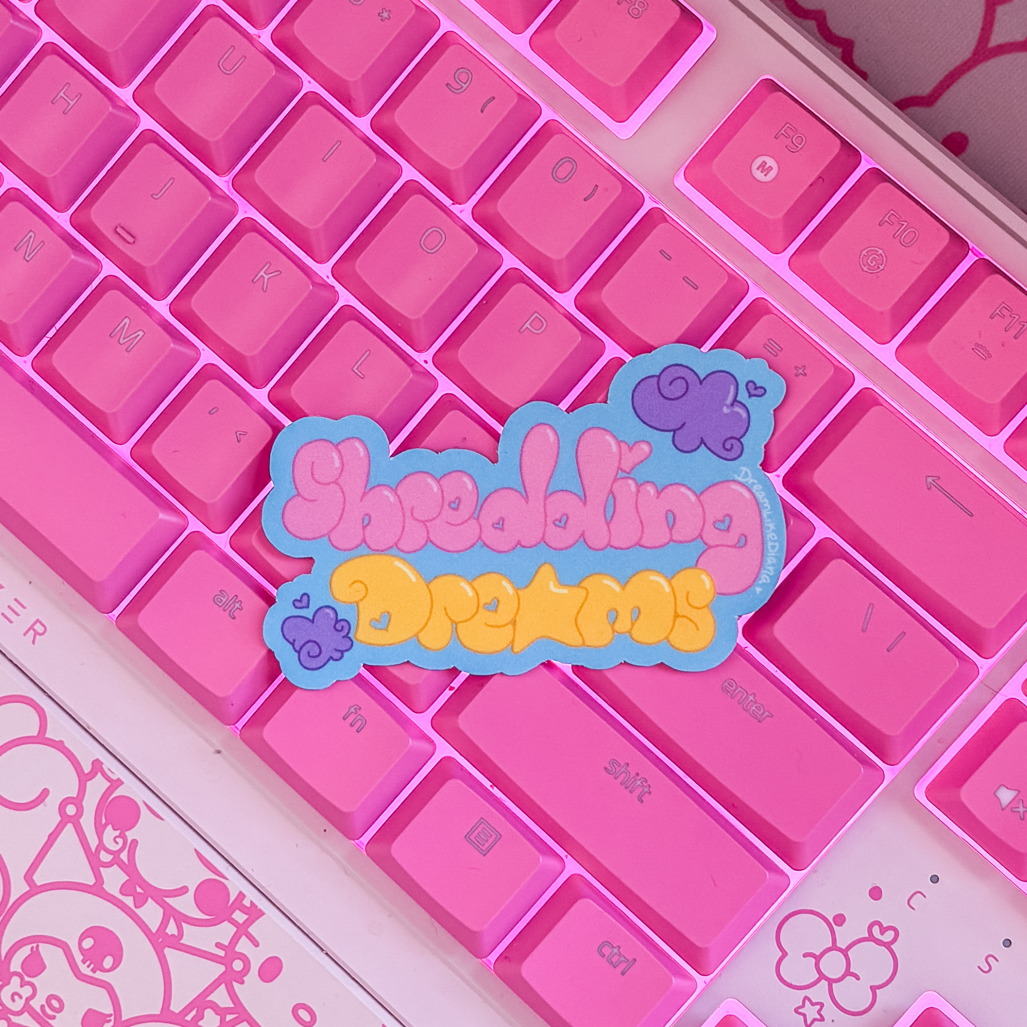 Shredding Dreams Vinyl Sticker