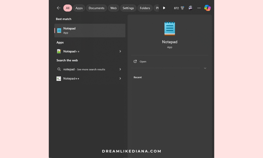 notepad app on PC and microsoft computers for editing code without breaking function
