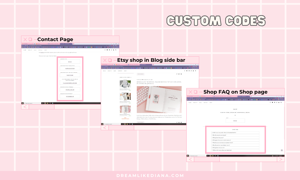 custom coding in blogger.com