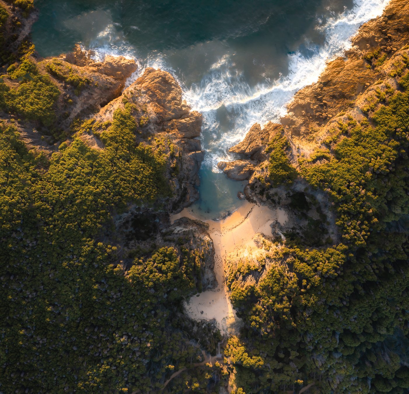 Secret Beach on the NSW South Coast. Taken in the Bournda National Park.