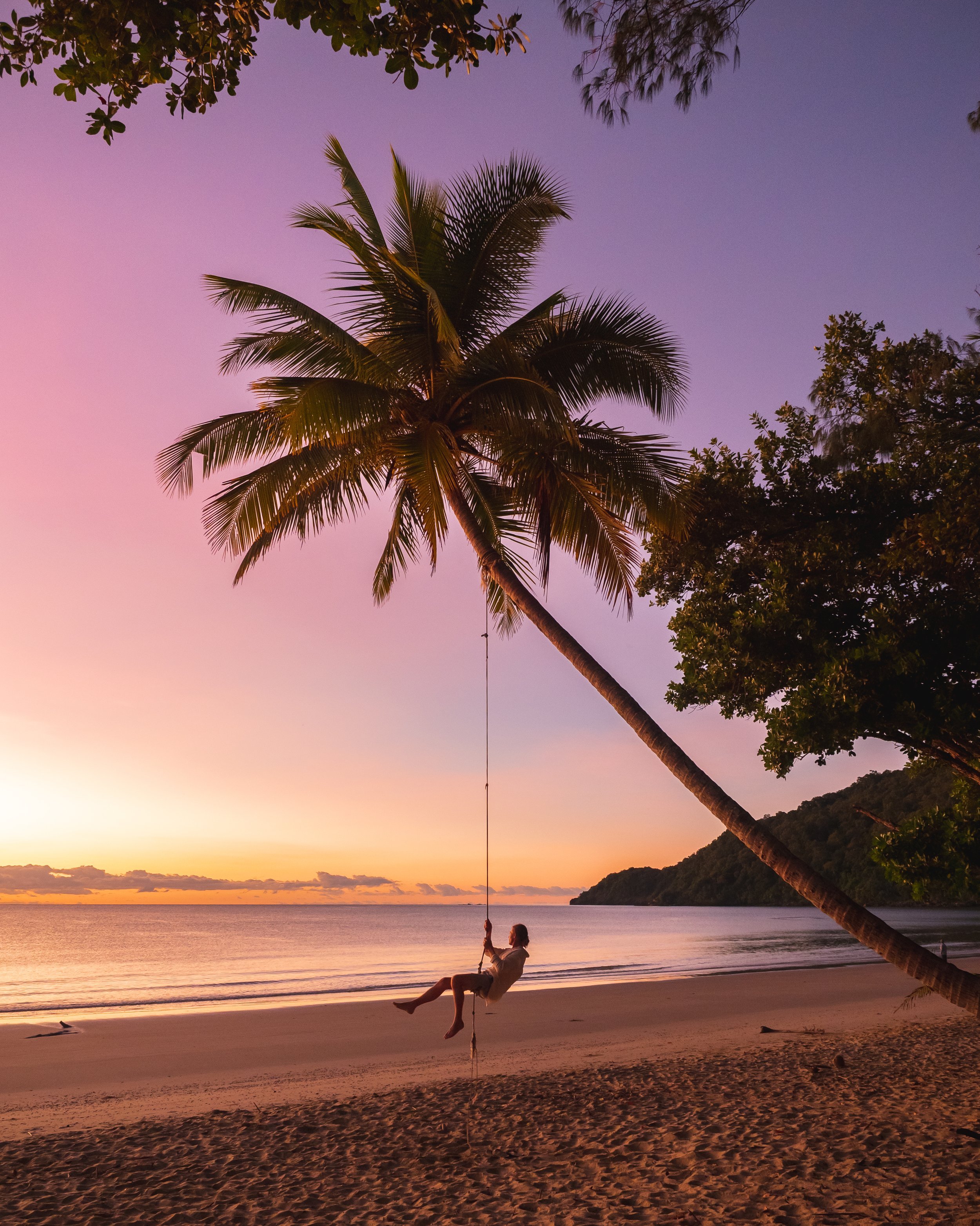 Sunrise at Cow Bay.
Beautiful Cow Bay, located in the Daintree in Far North Queensland.
And here we are, right between the world's oldest continually surviving tropical rainforest and the world's largest coral reef system.
The magic of the Daintr