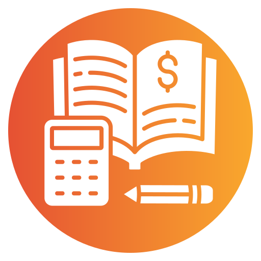 Pixelated image of a book icon with a yellow and orange gradient background.