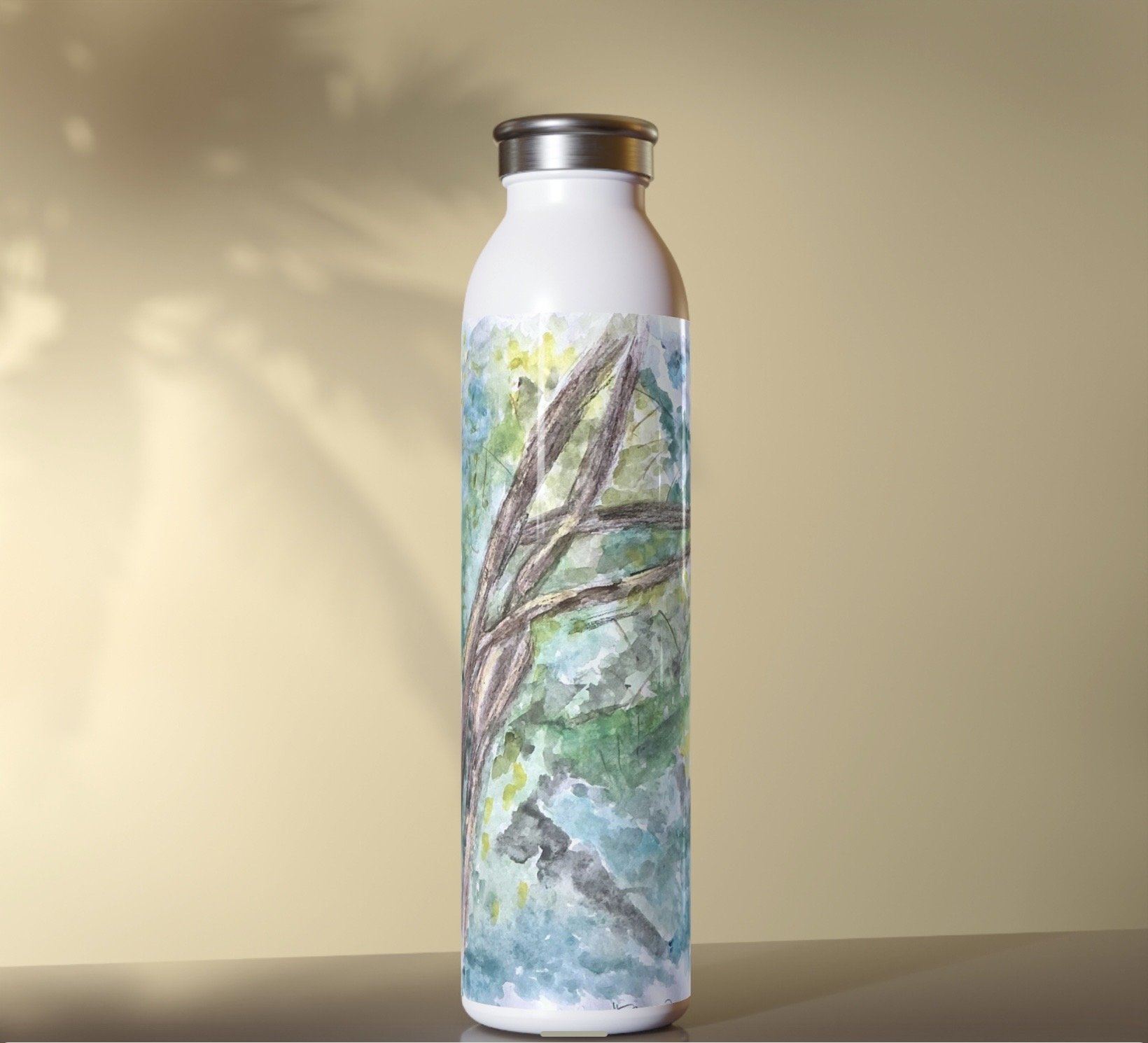 Trees Dancing design Reusable Water Bottle