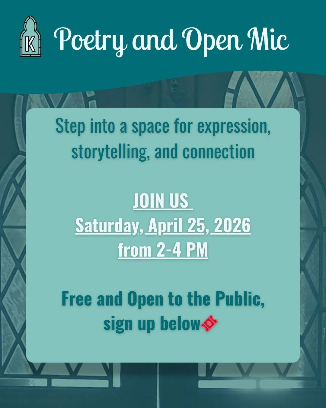 National Poetry Month Celebration at Kinfolk House