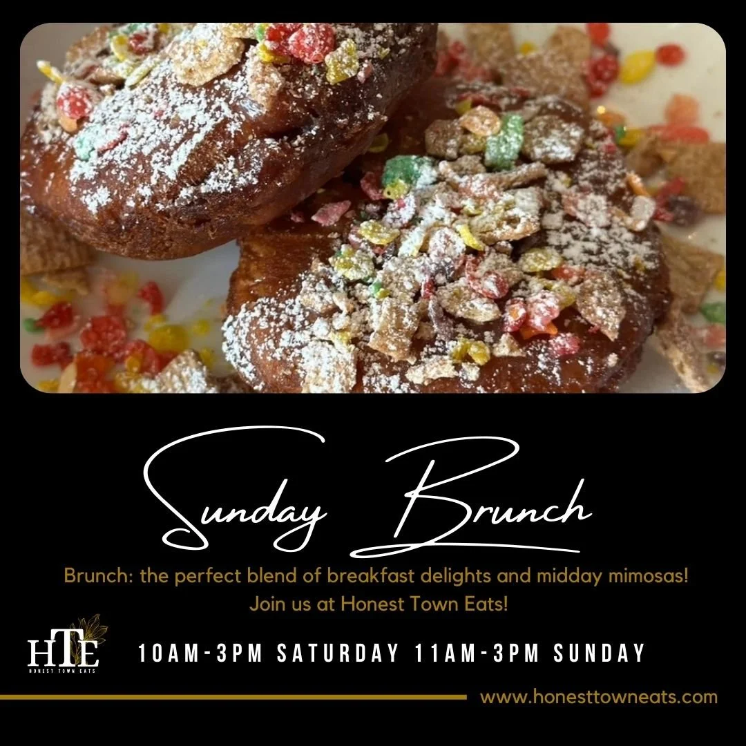 🌞 It&rsquo;s a hot Sunday, Southbridge! Cool down and treat yourself to a refreshing brunch at Honest Town Eats! 🌞

Beat the heat with our delicious brunch offerings and enjoy a chilled, refreshing drink. 
Come in, relax, and let us make your Sunda