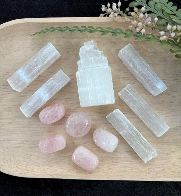 Crystal Gridding Kit | Rose Quartz