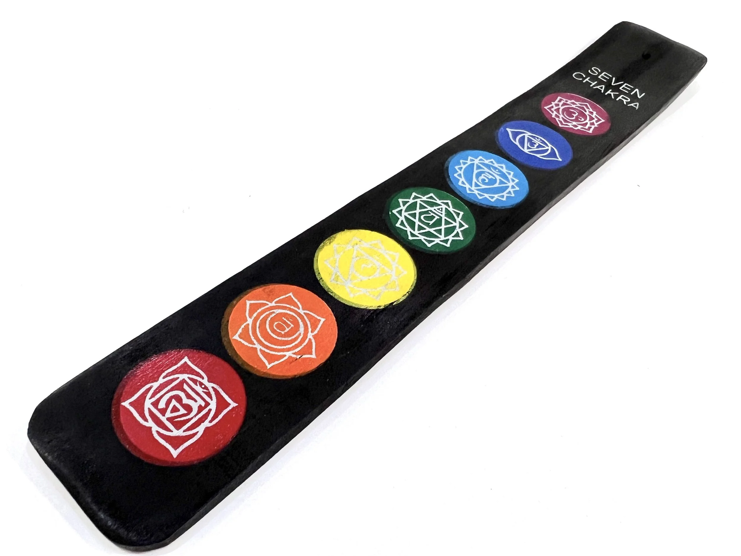 Flat Wooden Incense Holder — The Crystal Company Qld