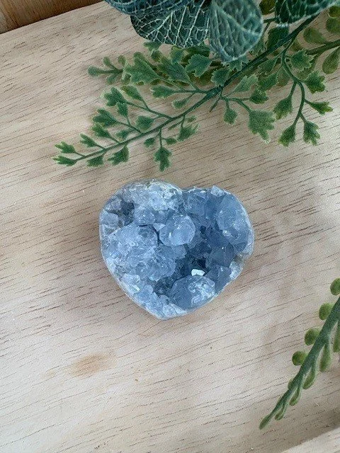 Celestite | Heart | Raw