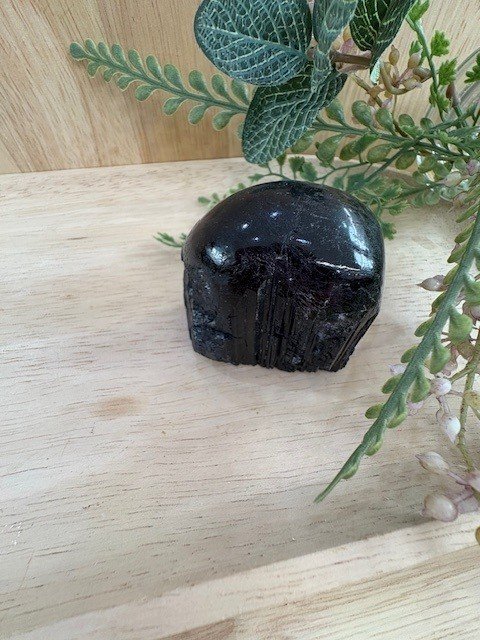 Black Tourmaline | Semi Polished | Raw | 5