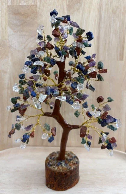 Multi Coloured Crystal Tree