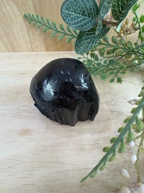 Black Tourmaline | Semi Polished | Raw | 6
