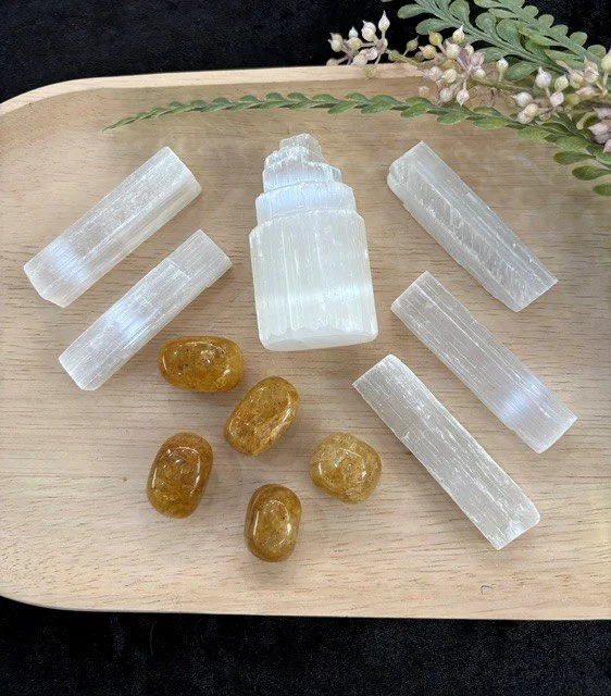 Crystal Gridding Kit | Golden Healer