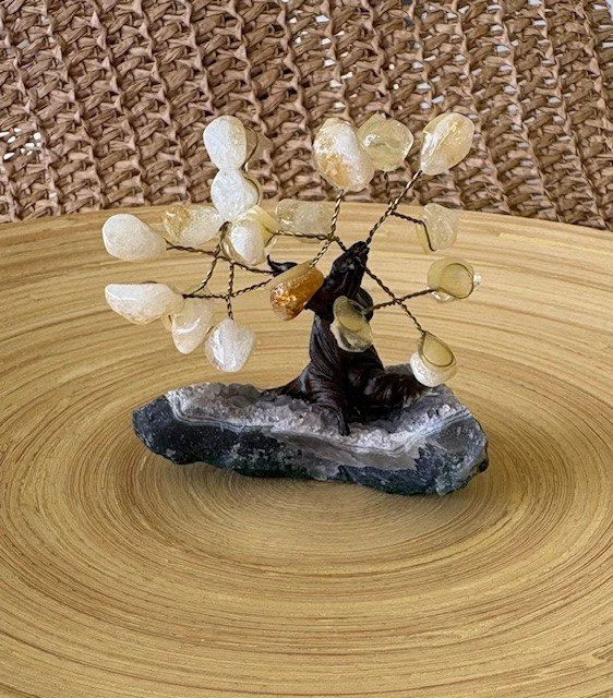 Citrine Bonsai Crystal Tree