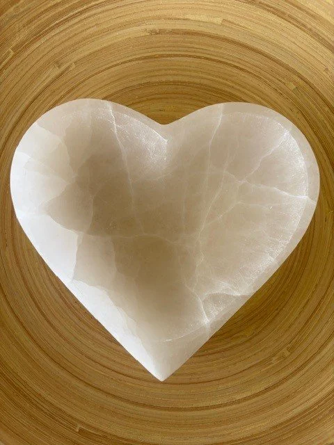 Selenite Bowl | Heart | 14cm