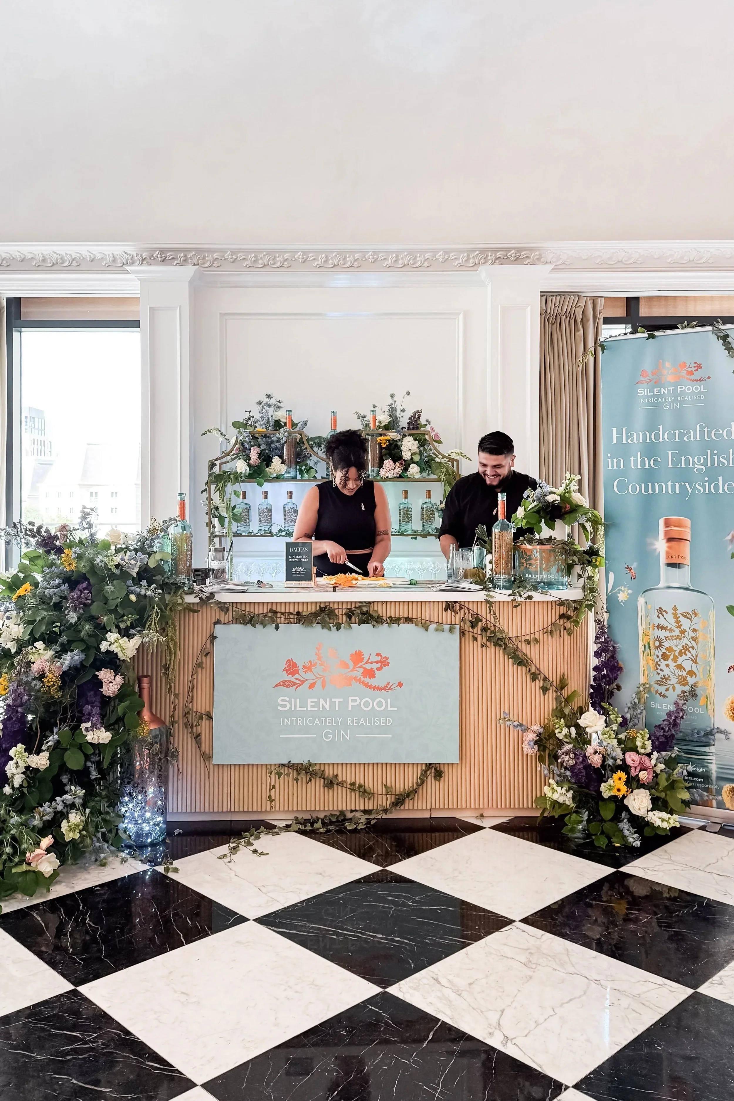 silent pool gin brand activation