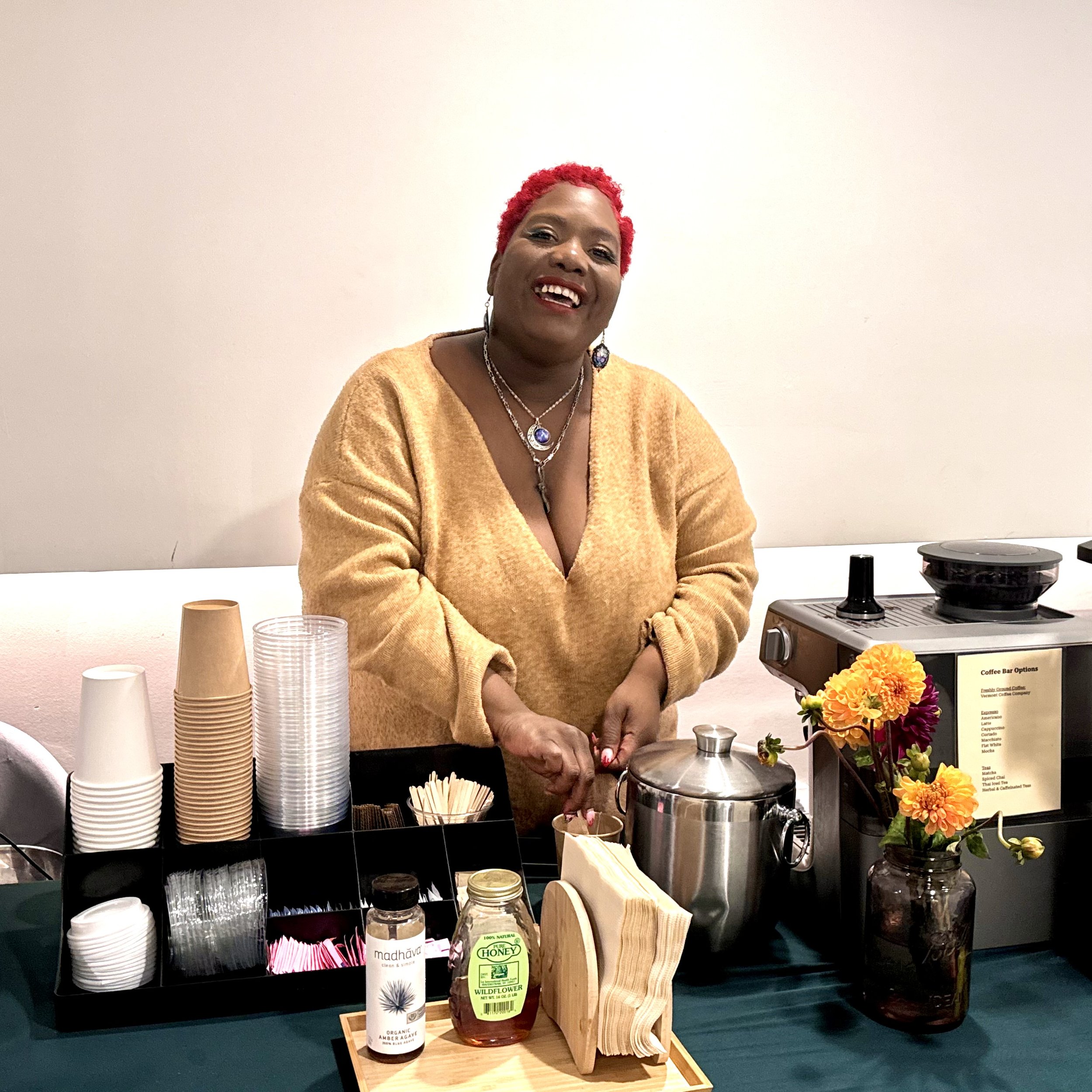 Film crew coffee and espresso service on Los Angeles set