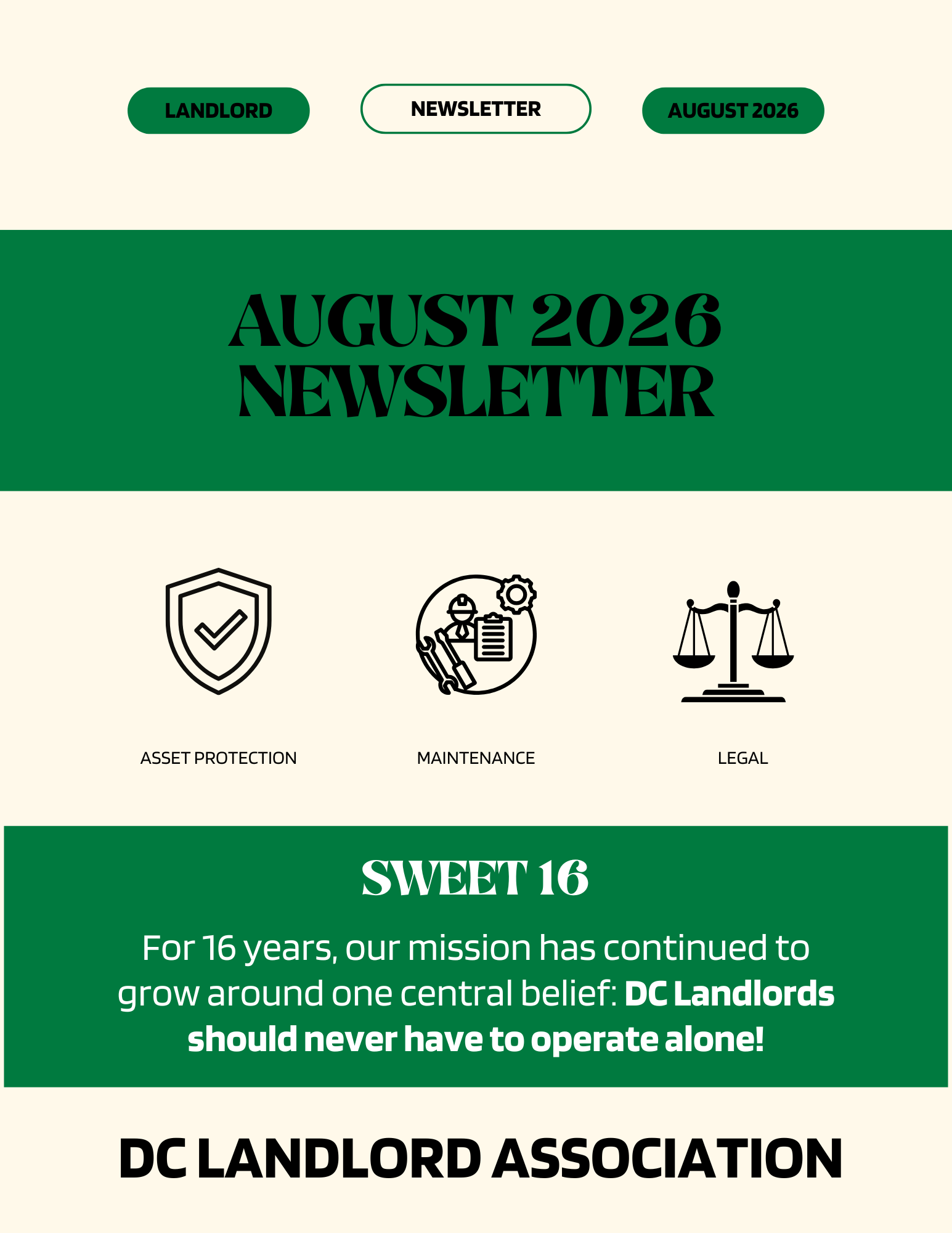 Newsletter August 2026