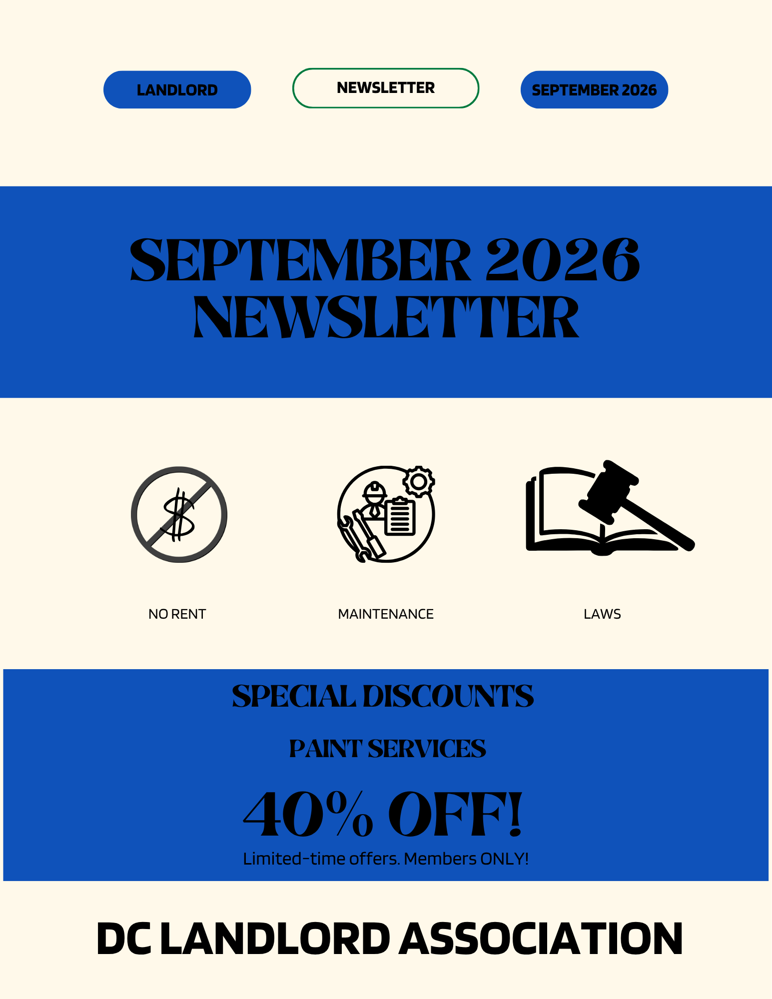 September 2026 Newsletter