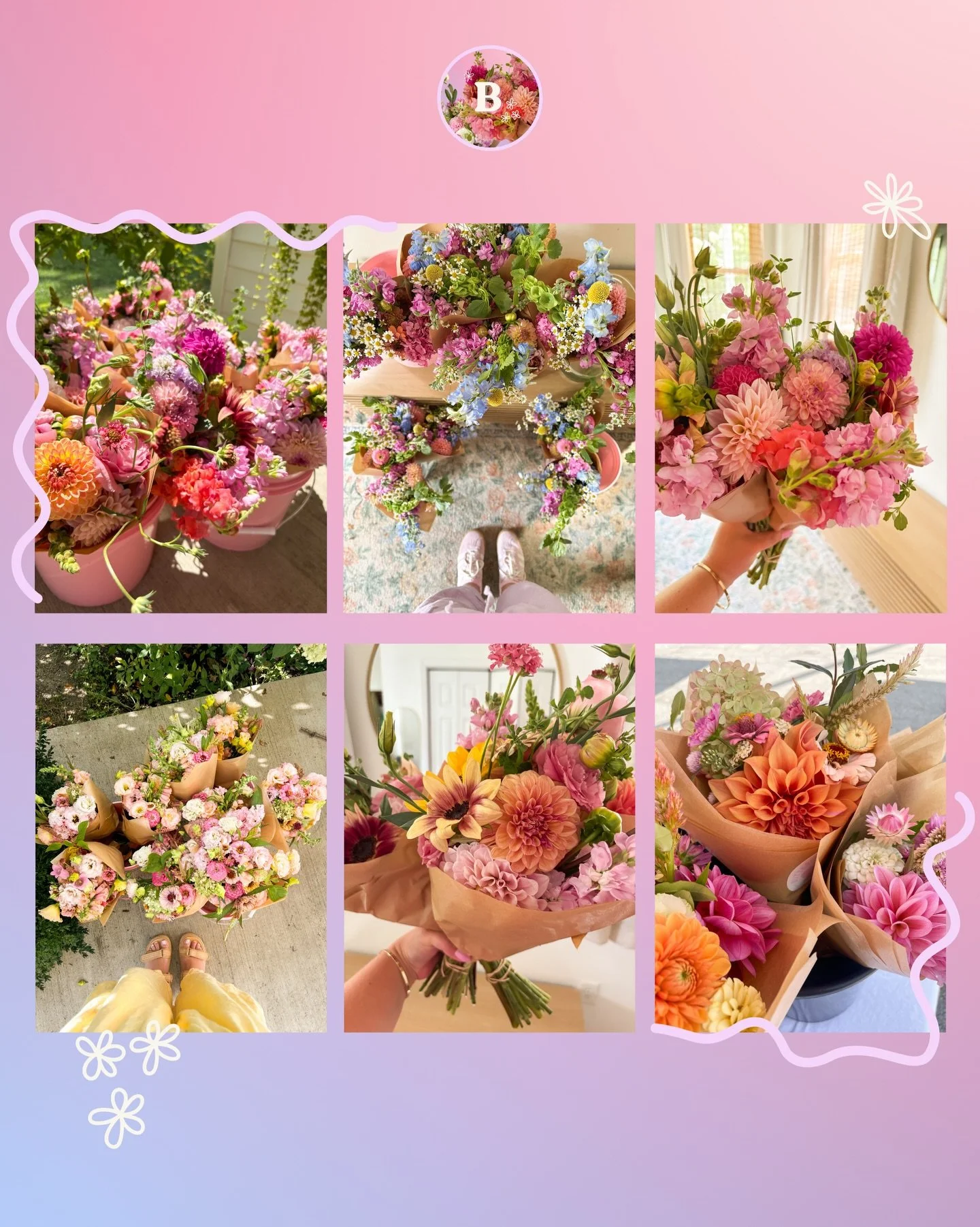 Flower Club 2026 is officially live on my website🥳🌸
These bouquets are the heart and soul of my little business. Five mixed bouquets throughout late summer packed with the freshest + most vibrant locally grown blooms-what could be better? Probably 