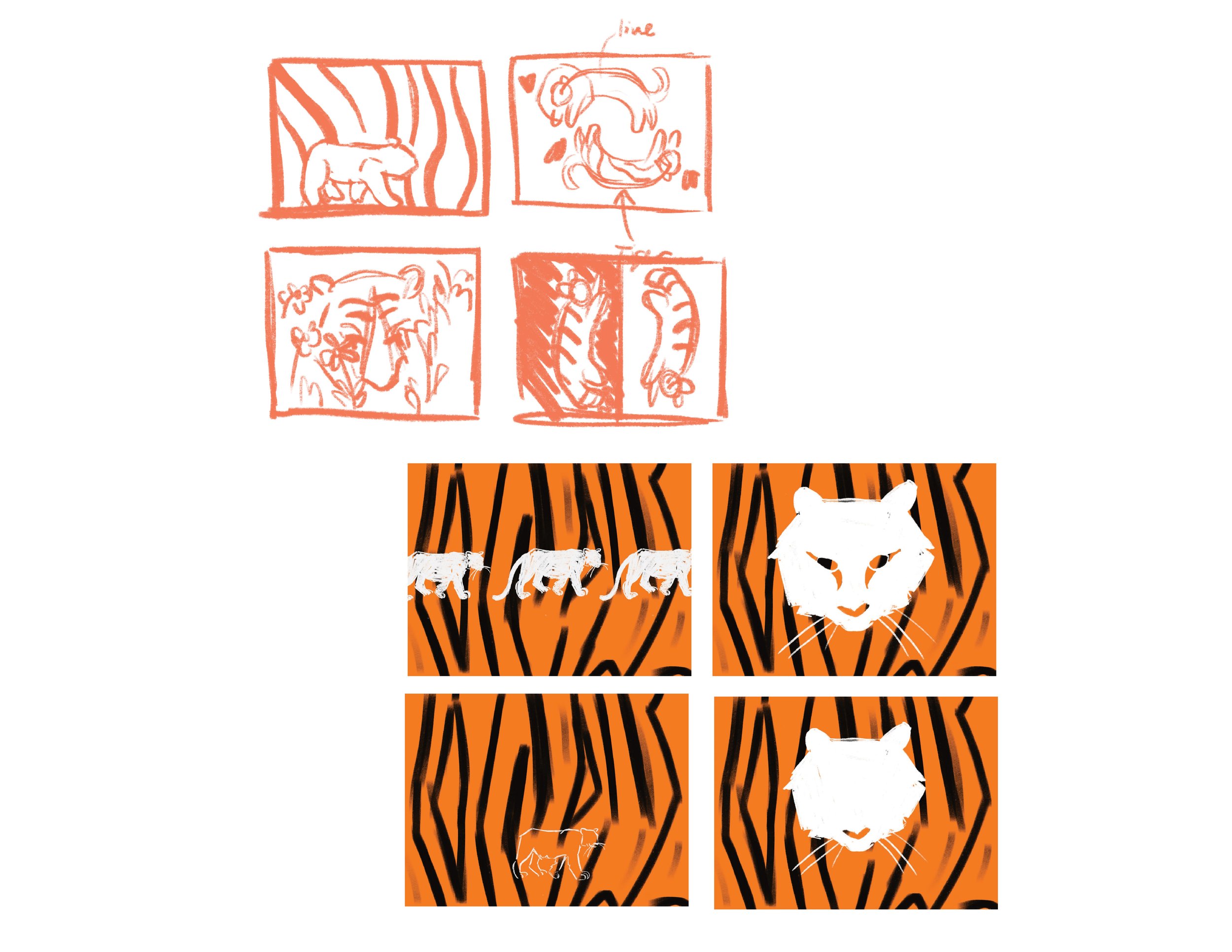 Cleveland Zoo Illustration Thumbnails