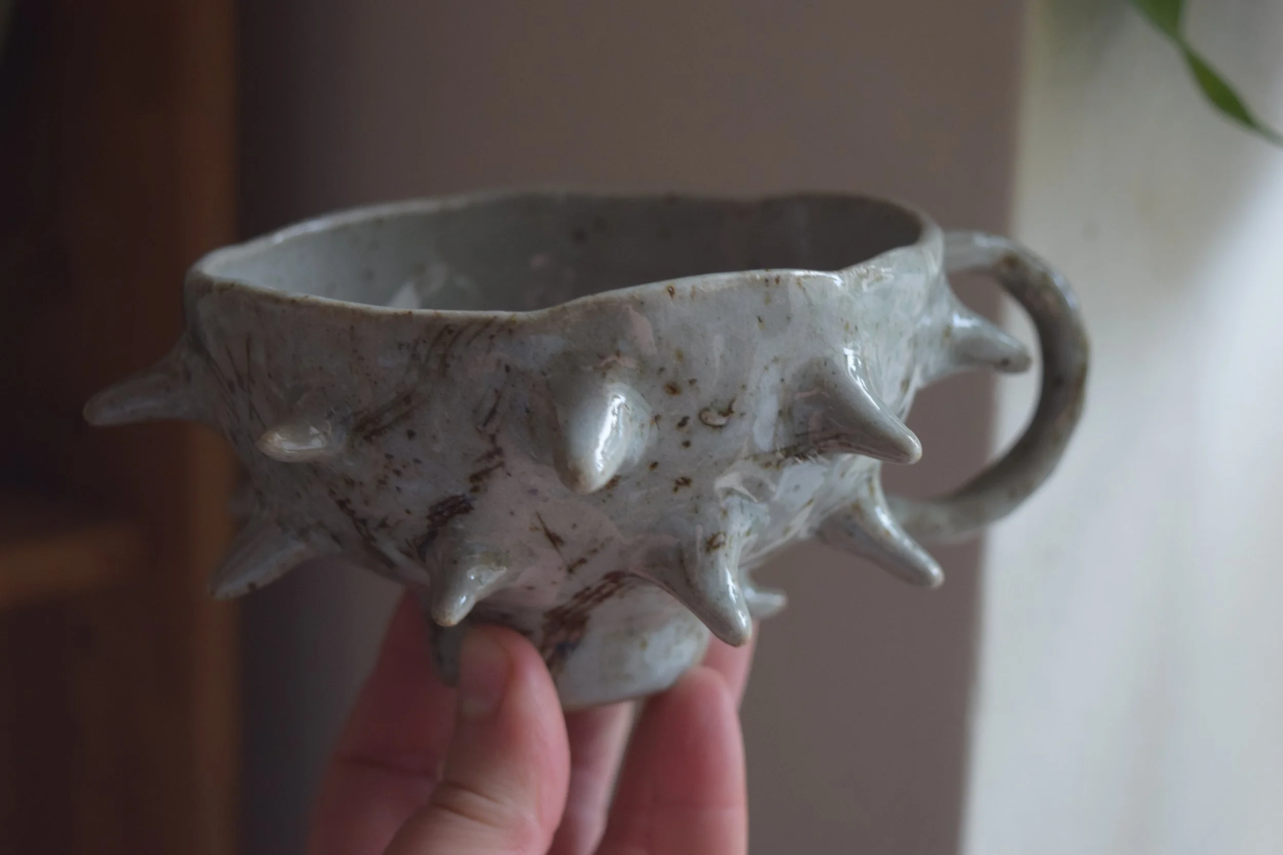 Spiky Stoneware Mug
