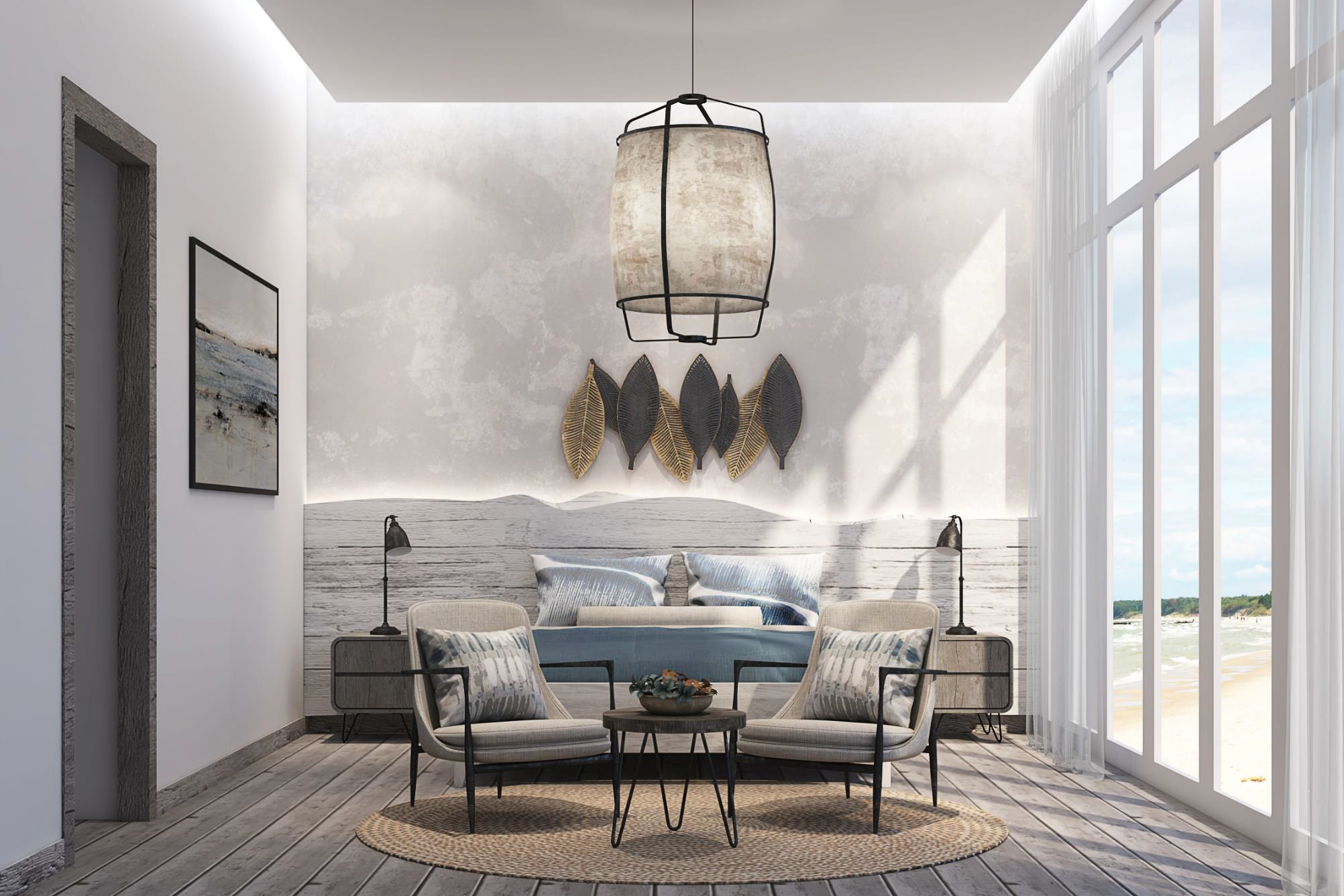 residential villa master bedroom