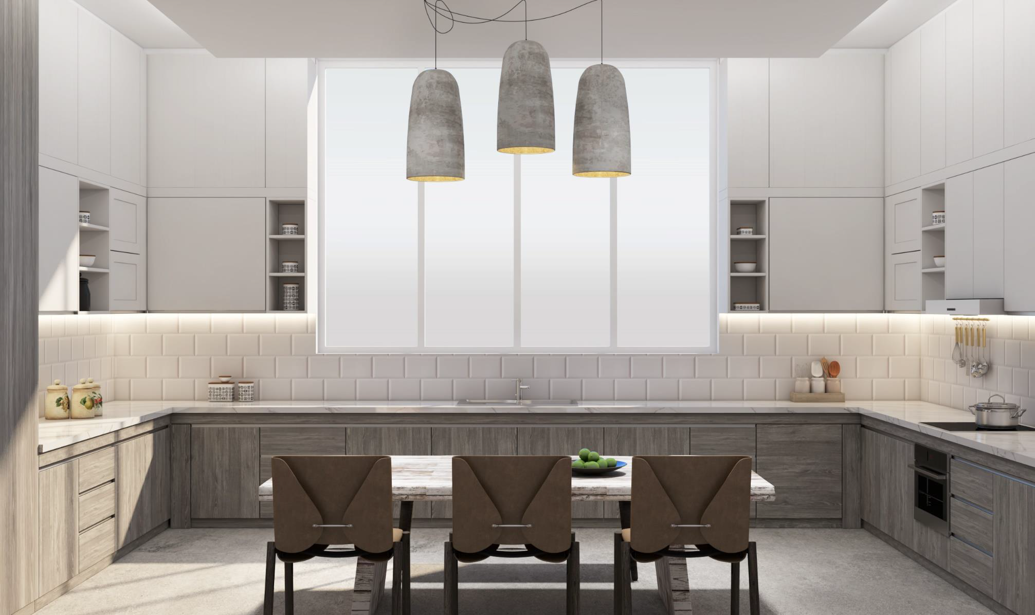 residential villa kitchen