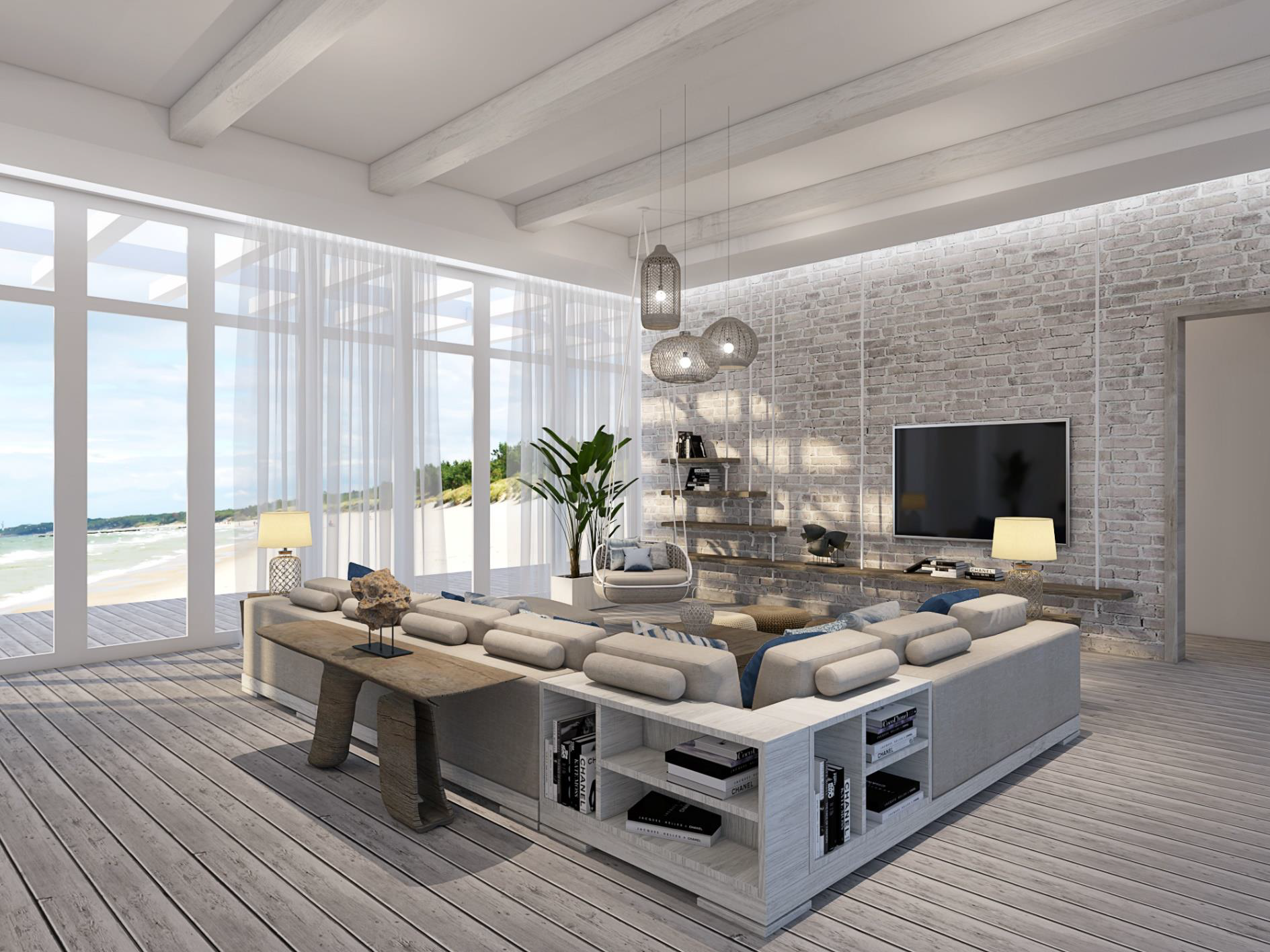 residential villa living room