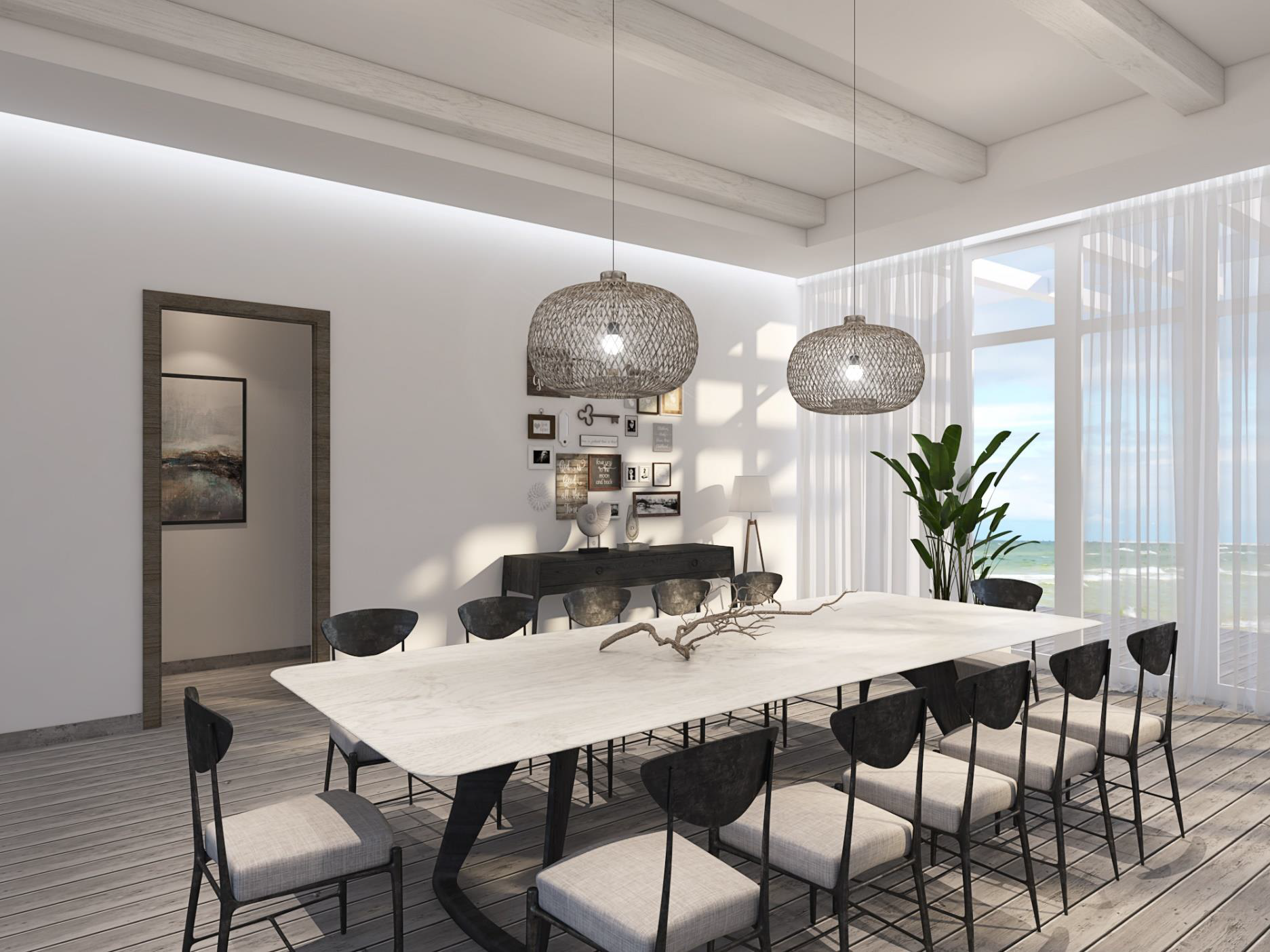 residential villa dining room