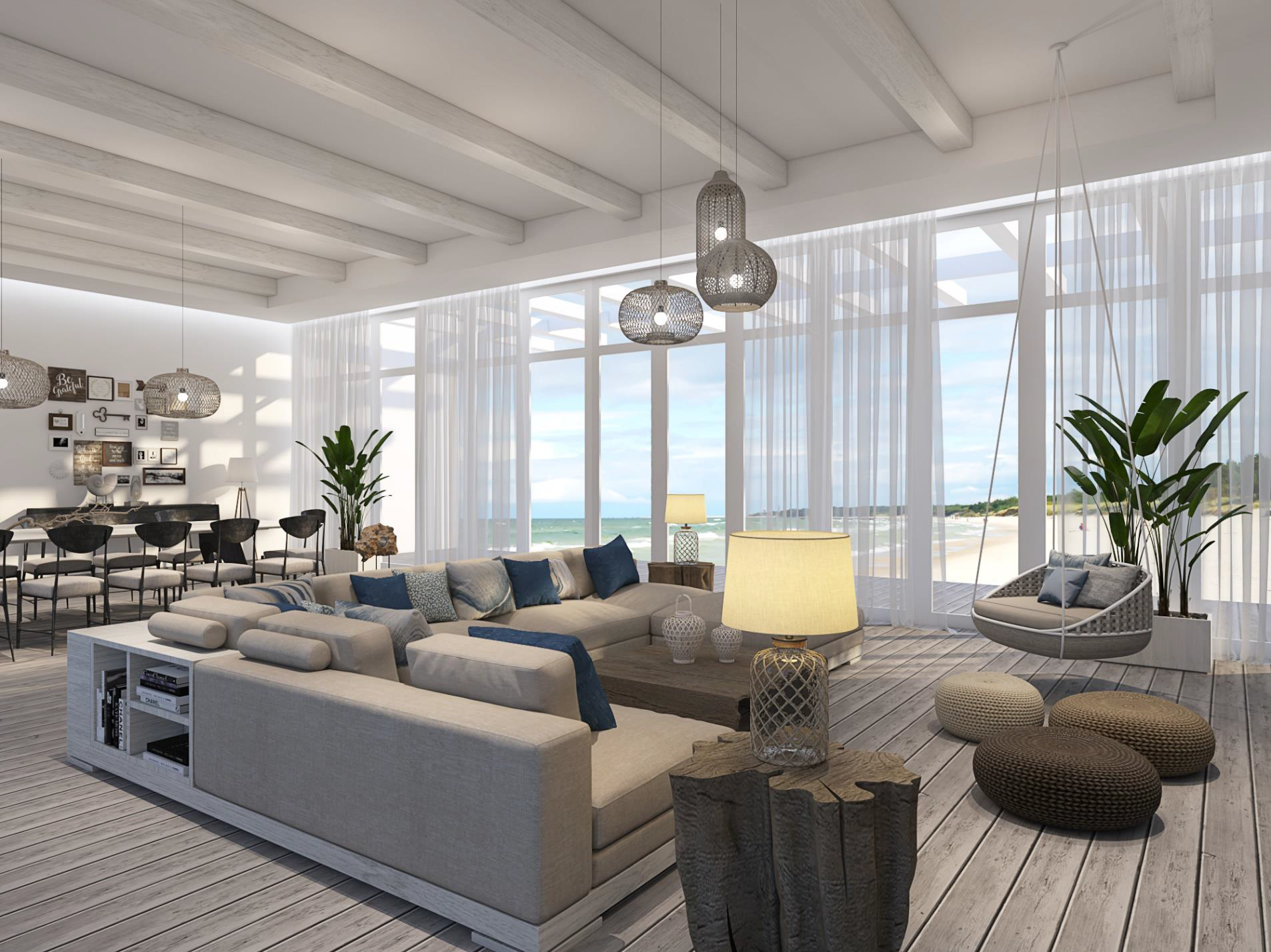 residential villa living room