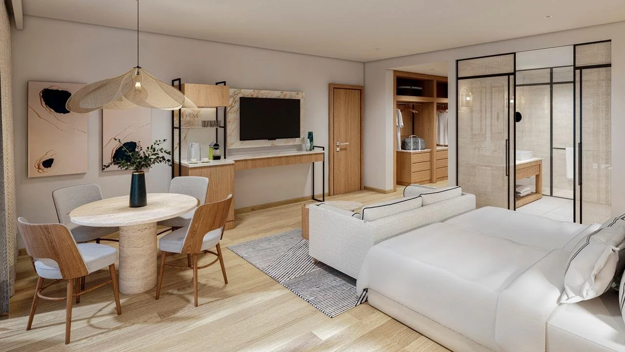 hotel bedroom dining table and chairs