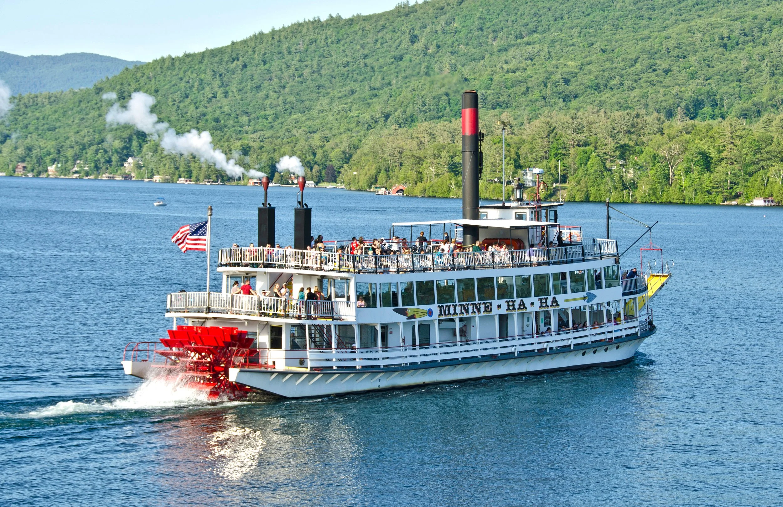 Minne Ha Ha ship on Lake George