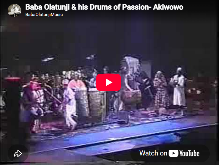 Babatunde’s Drums of Passion - “Akiwowo”
