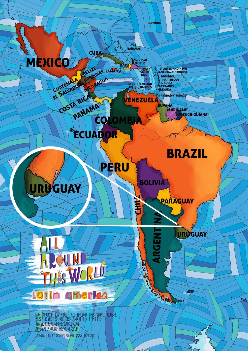 Uruguay all around this world