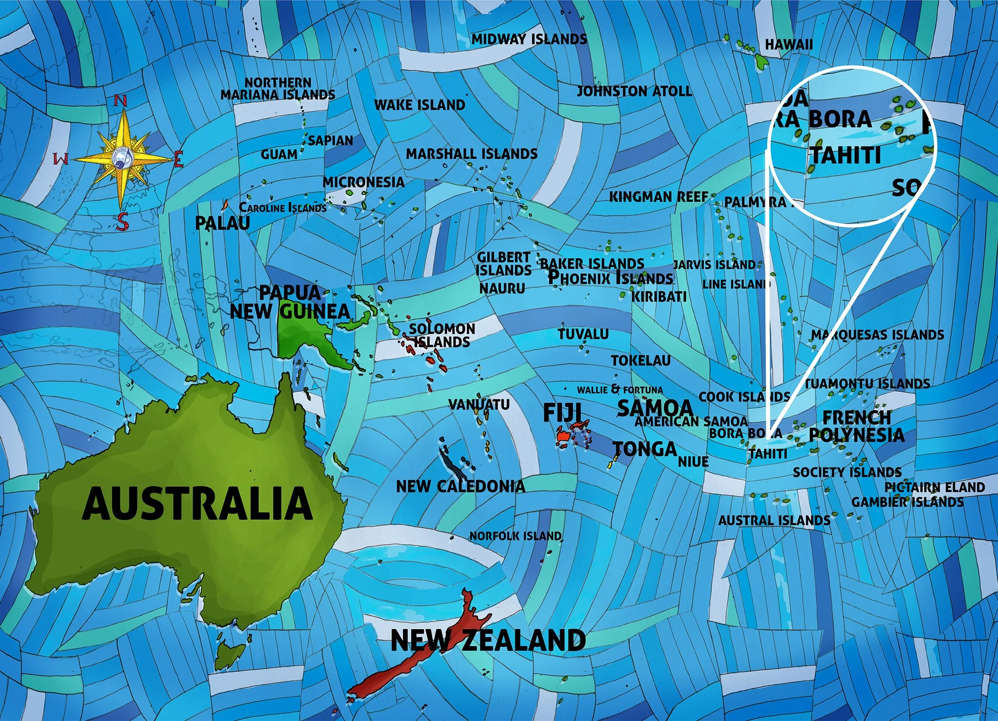 OCEANIA AND THE PACIFIC ISLANDS — TAHITI