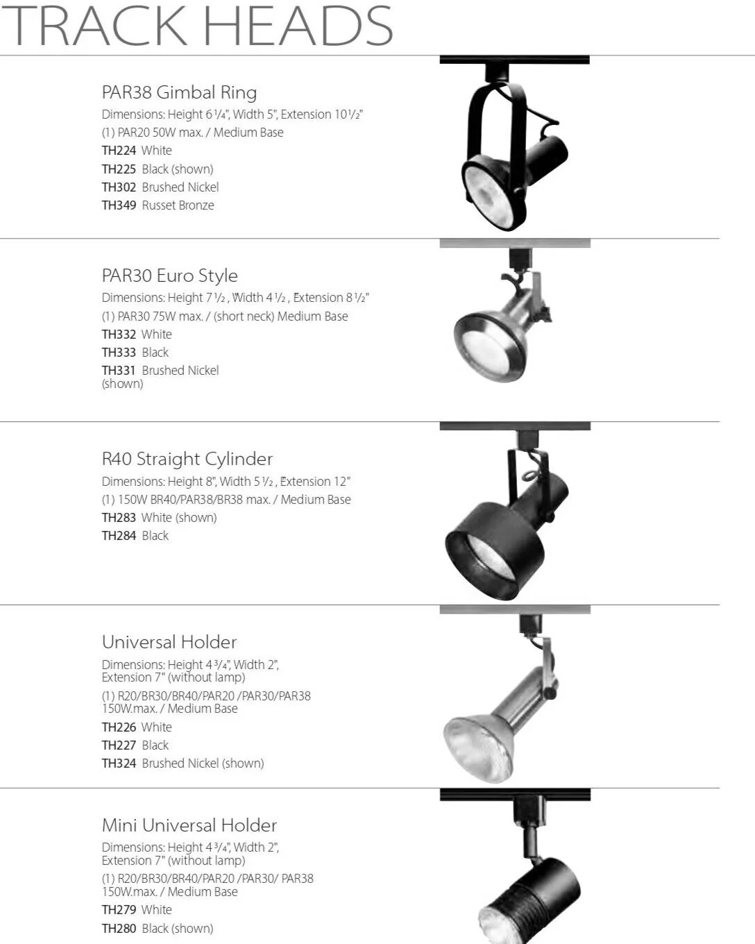 Track Lighting Lamp Repair, Parts, & Lampshades Expert