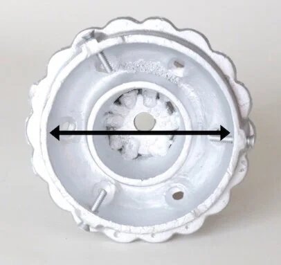 HOW TO MEASURE LIGHT GLOBES' FITTERS
