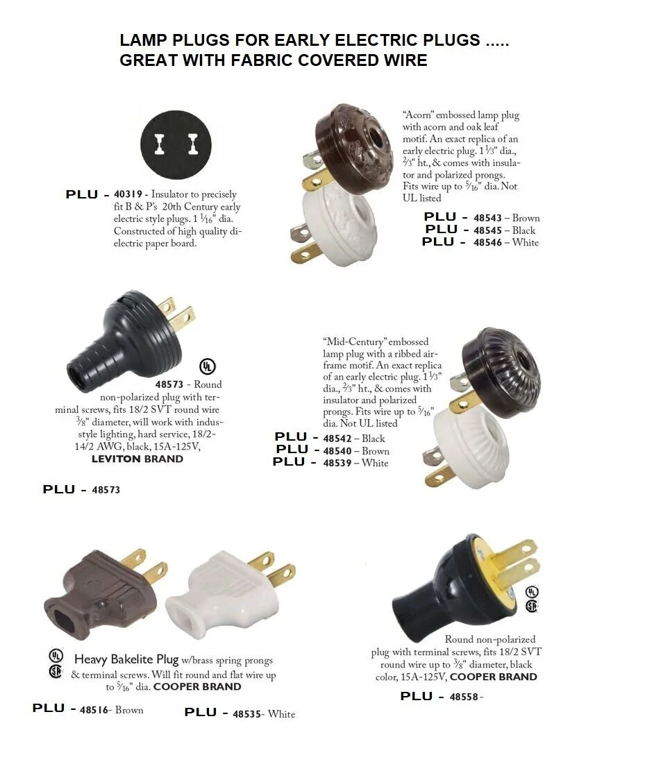 Lamp Plugs Lamp Repair Lamp Parts Lamp Shades Barn Lights Expert