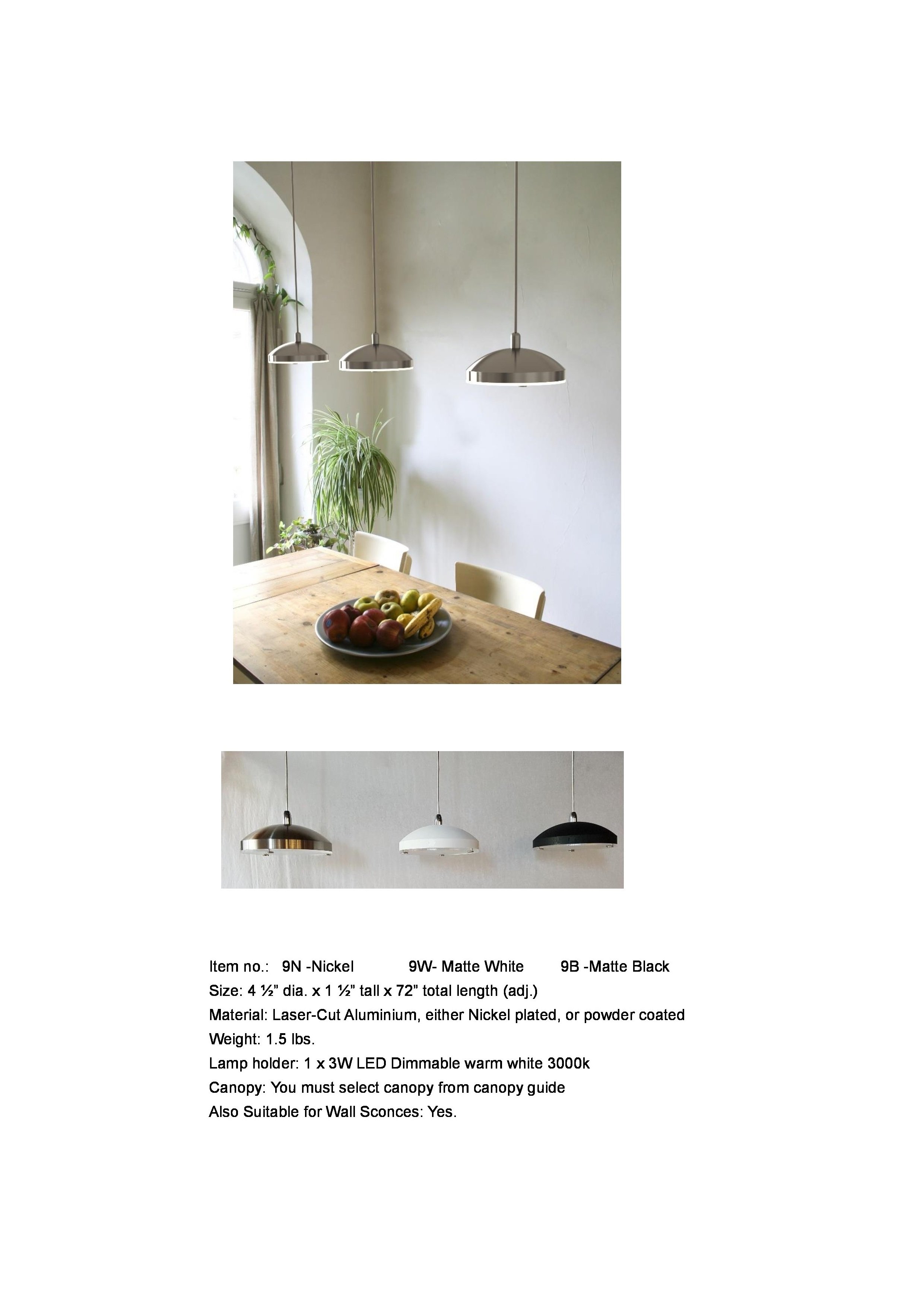Customizable LED Pendants | Lamp Repair | Lamp Parts | Lamp Shades ...