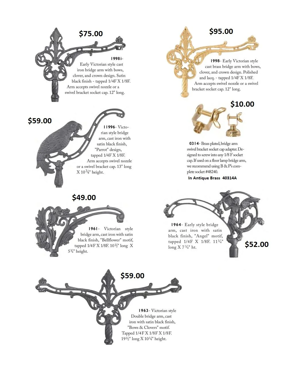 Bridge Floor Lamp Arms Lamp Repair Lamp Parts Lamp Shades Barn