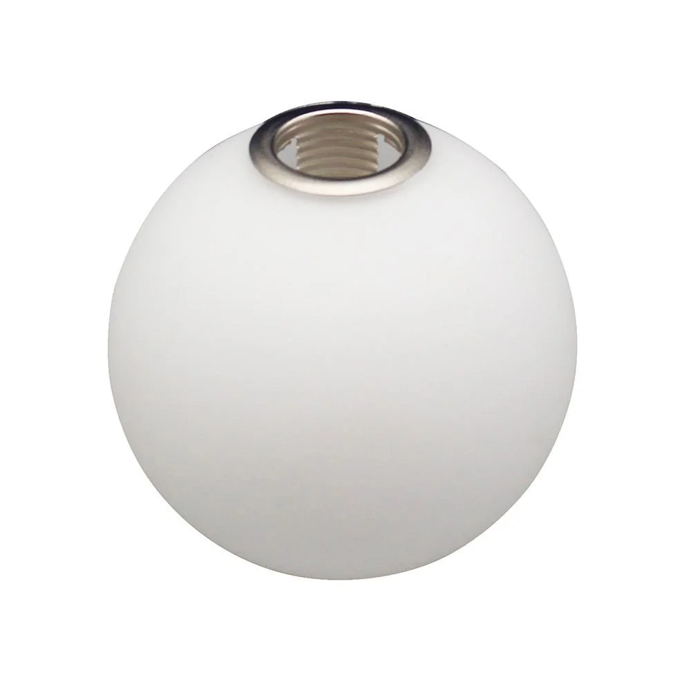 3 Neckless Matte Opal Ball With Metal Threaded Insert