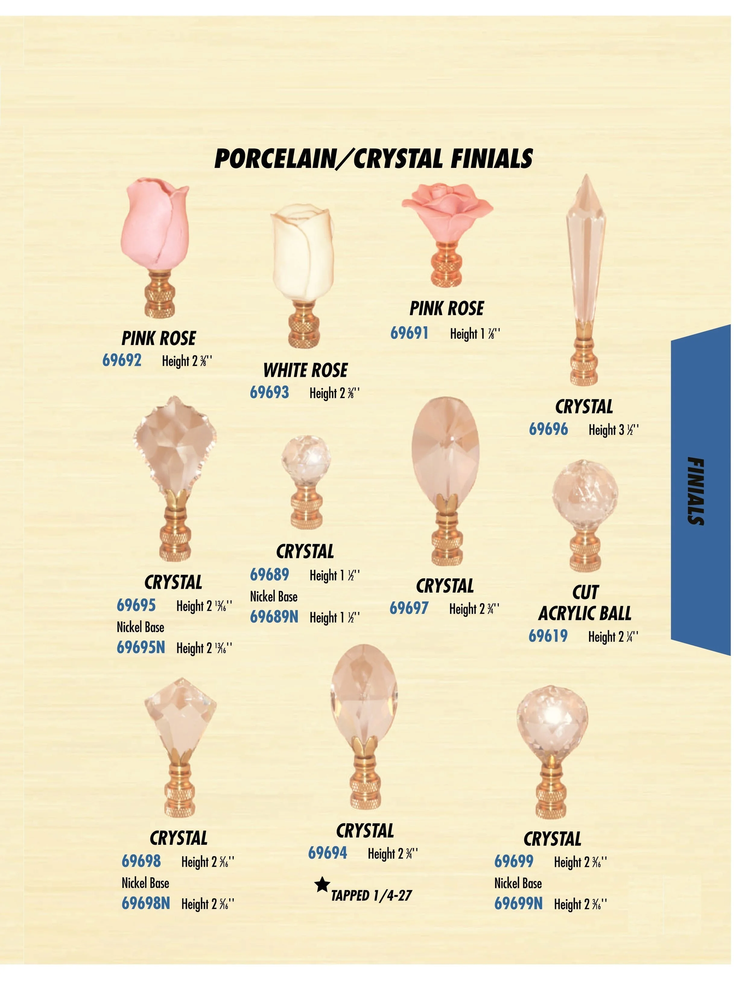 Lamp Finials Canada