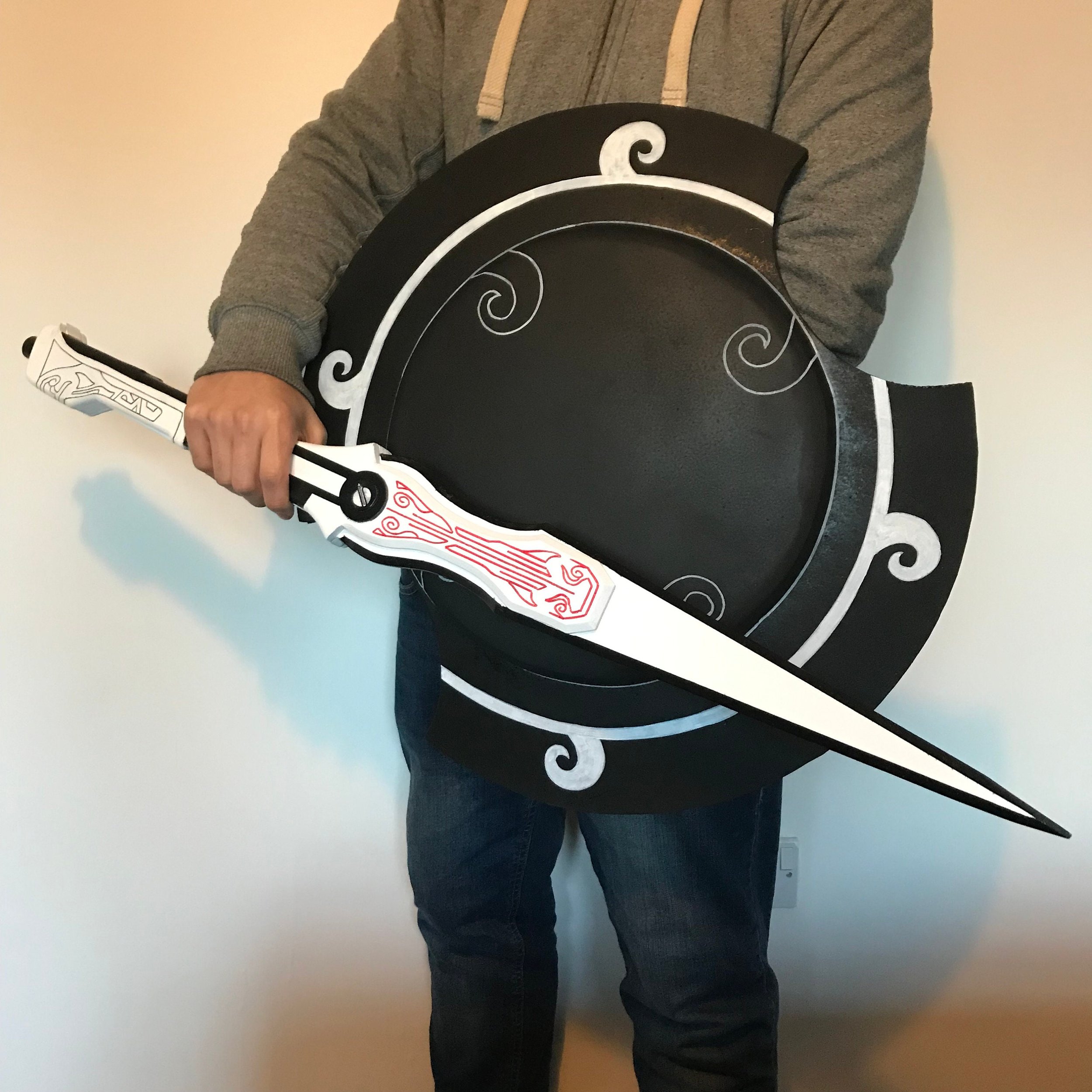 Custom Pyrrha Nikos sword and shield