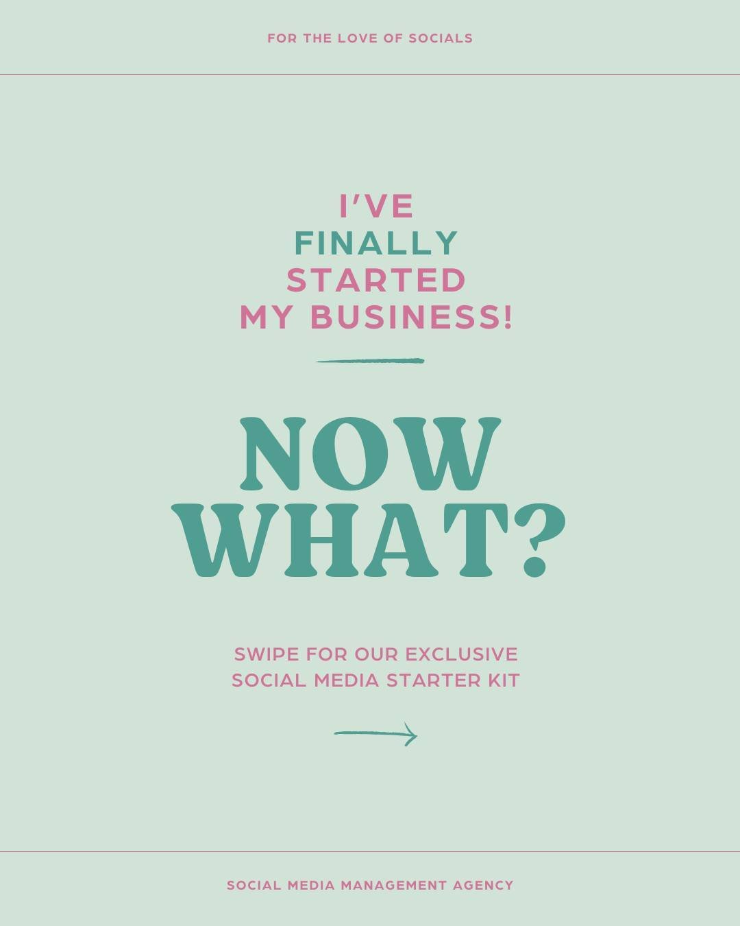 So you&rsquo;ve finally started that business idea of yours&hellip; CONGRATULATIONS! ✨👏

Marketing your business is overwhelming enough, however, promoting your brand in the world of social media can feel like another level of daunting.

Swipe for o