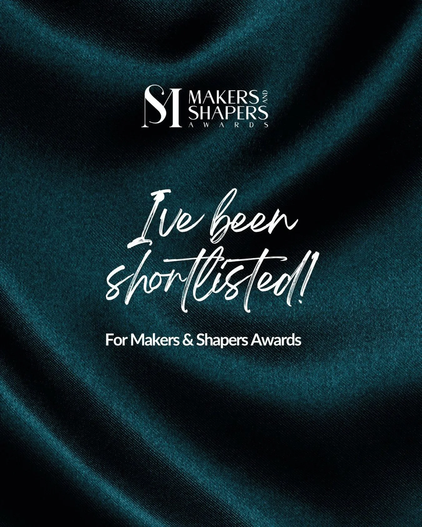 I didn&rsquo;t expect this one.

Out of 64 brilliant founders and over 150 category entries&hellip; I&rsquo;ve been shortlisted for &ldquo;Creative Use of Social Media&rdquo; at the Makers &amp; Shapers Awards.

And if I&rsquo;m being really honest, 