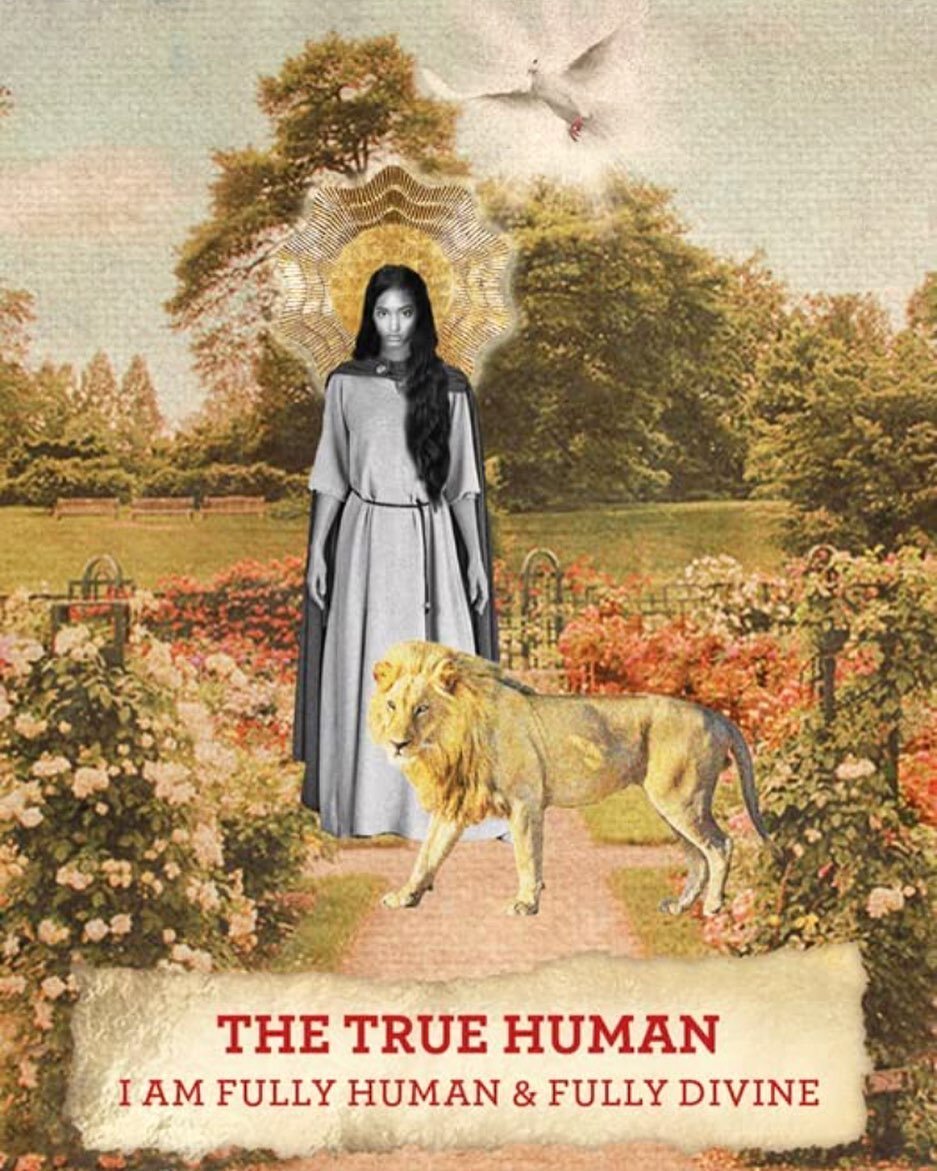 The True Human from The Mary Magdalene Oracle 🌹
 
&ldquo;Child of true Humanity,&rdquo; comes from the word Anthropos. And Anthropos means more literally &ldquo;fully human and fully divine.&rdquo; So, a true human being in the gospel of Mary is a p
