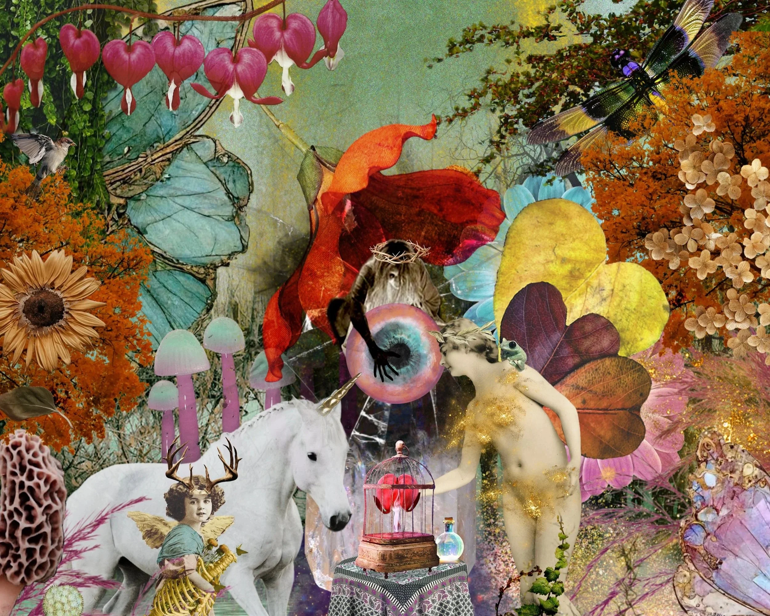 Creating New Worlds Through Digital Collage Art