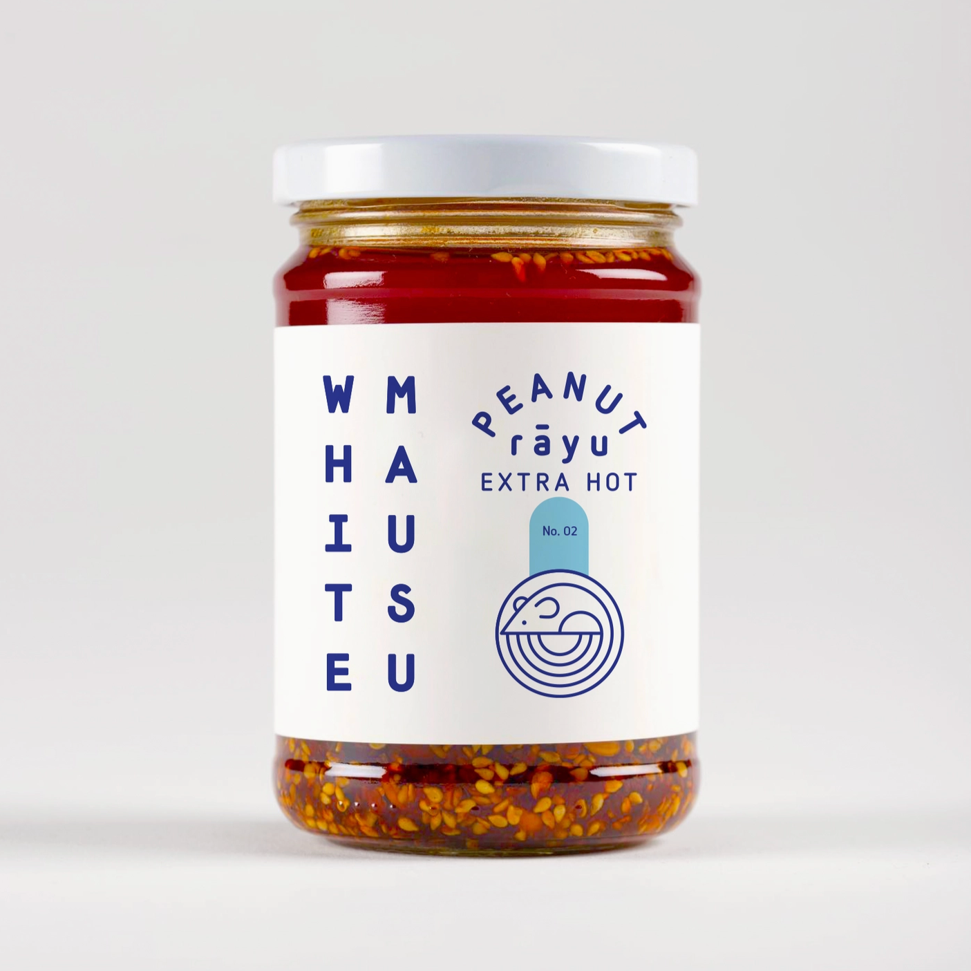 White Mausu, Peanut Rayu Extra Hot, 240g