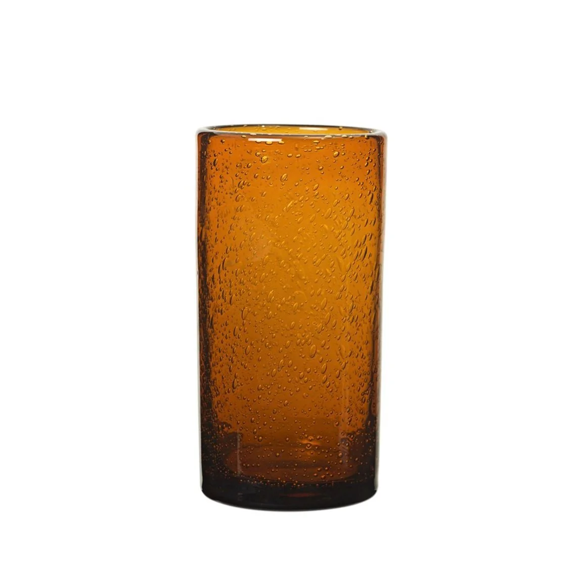 Ferm LIVING, Oli Water Glass, Tall, Amber