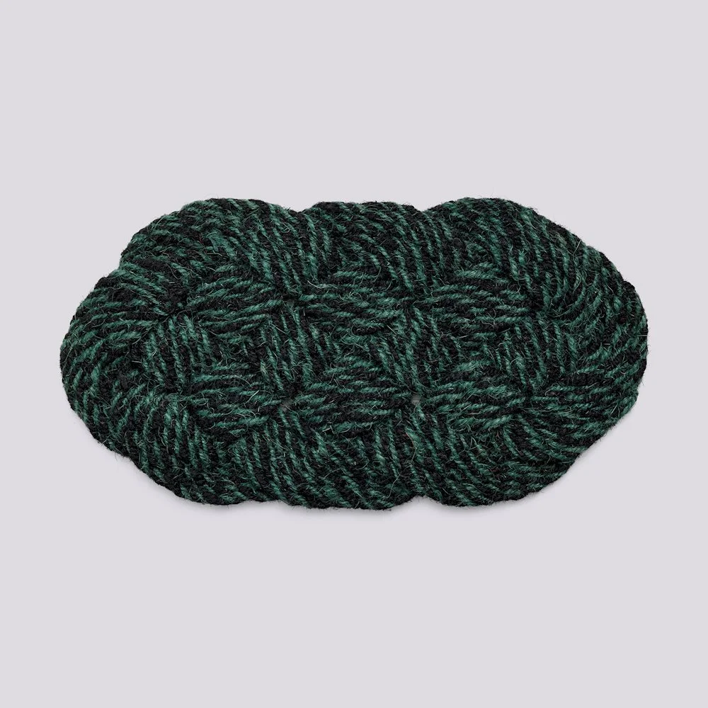 Coco Door Mat Swirl Green And Black Life And Wine Homewares 